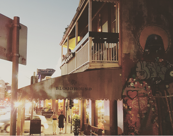 Image of outside of Bloodhound Bar and Kitchen