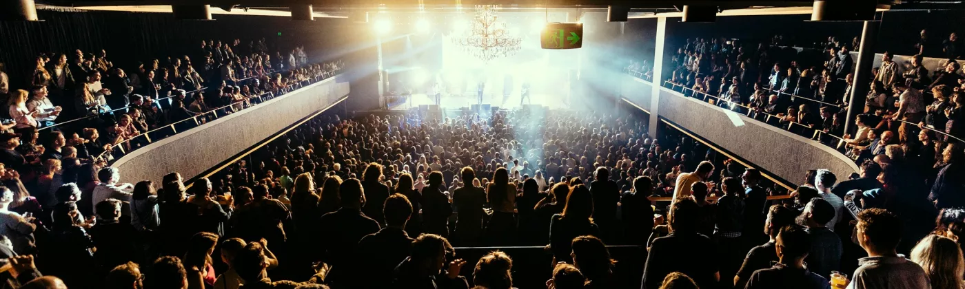 Concert crowd in the Fortitude Music Hall