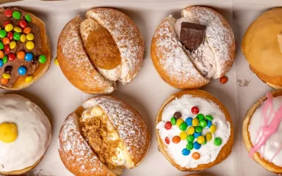 A range of delicious donuts