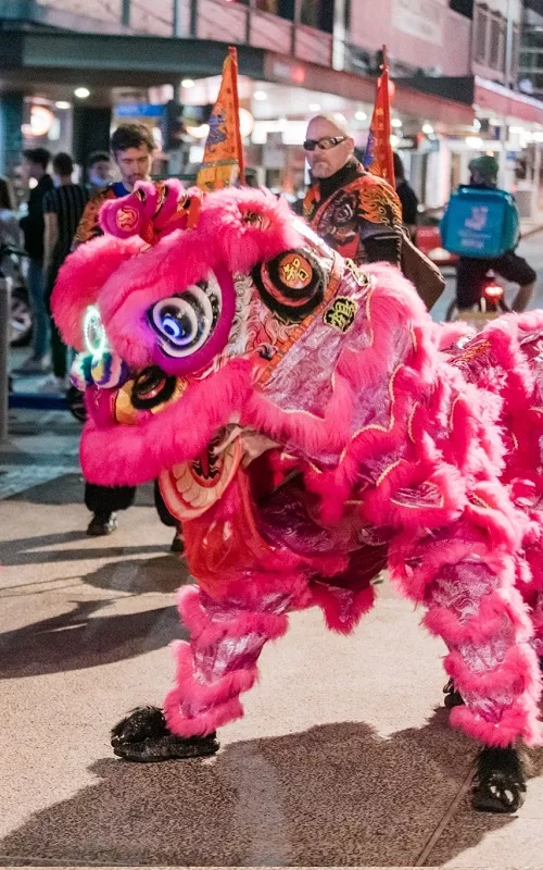 Lion dance
