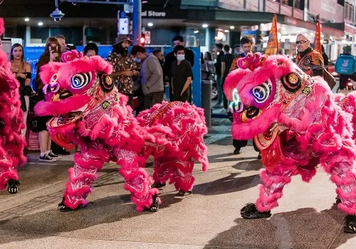 Lion dance