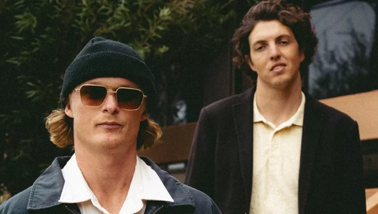 two musicians from Hockey Dads